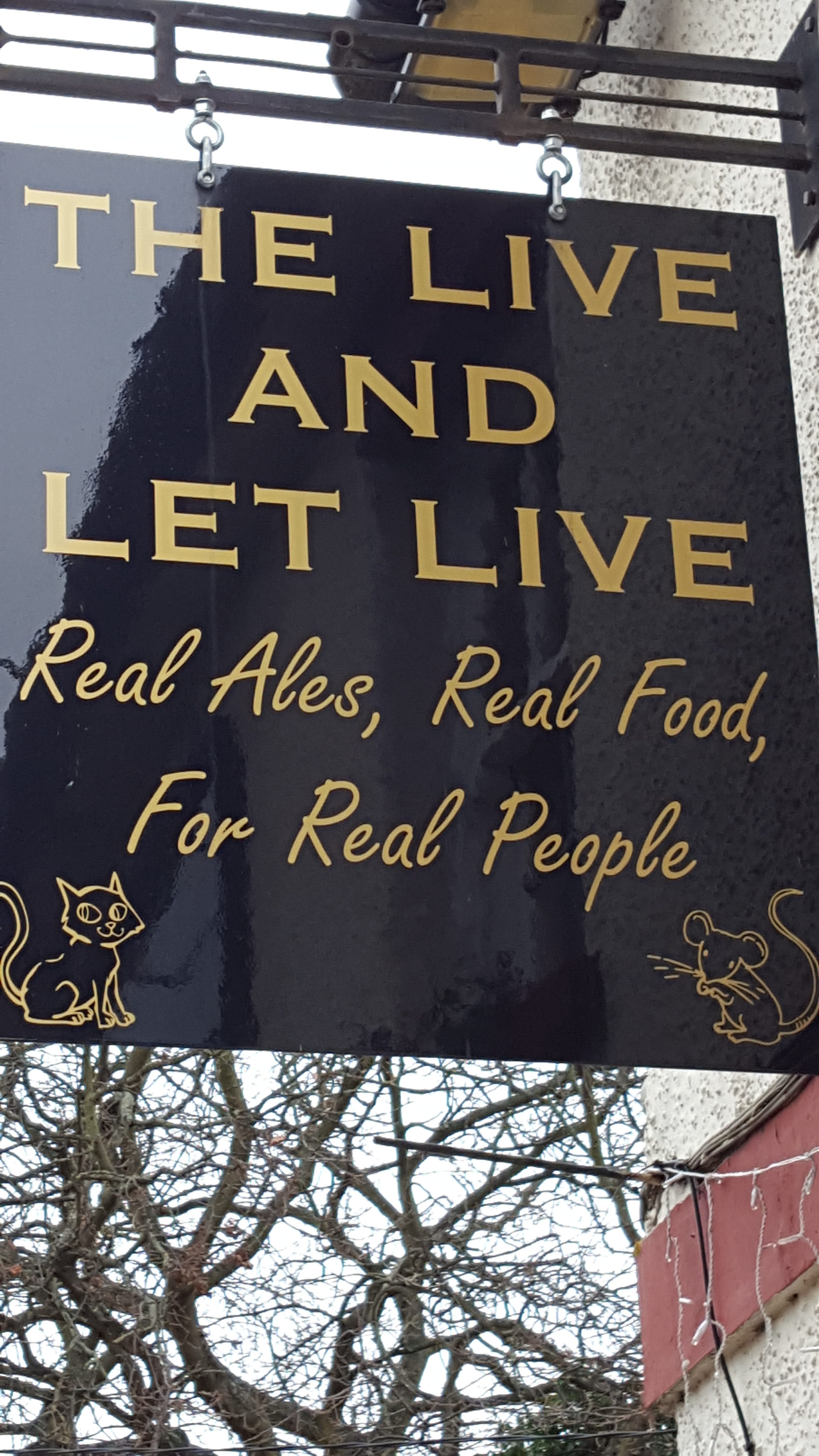 Pie and Mash Night The Live and Let Live