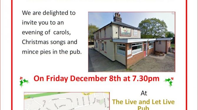 Carols in the pub 2017