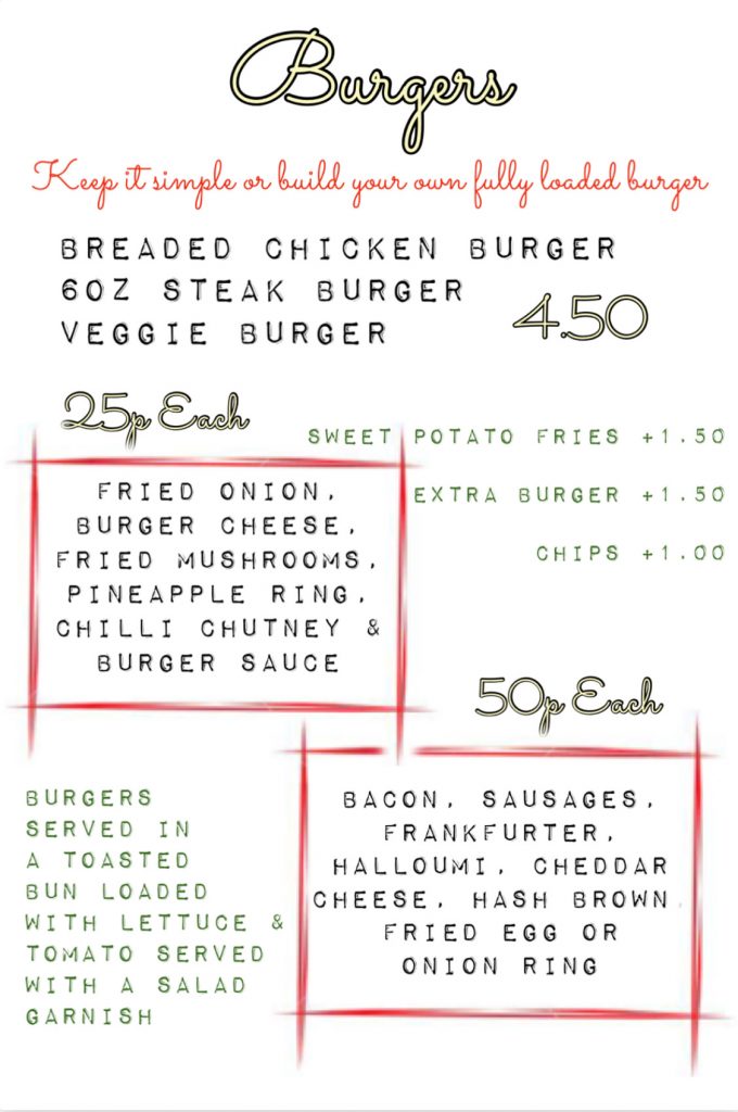 Burger menu