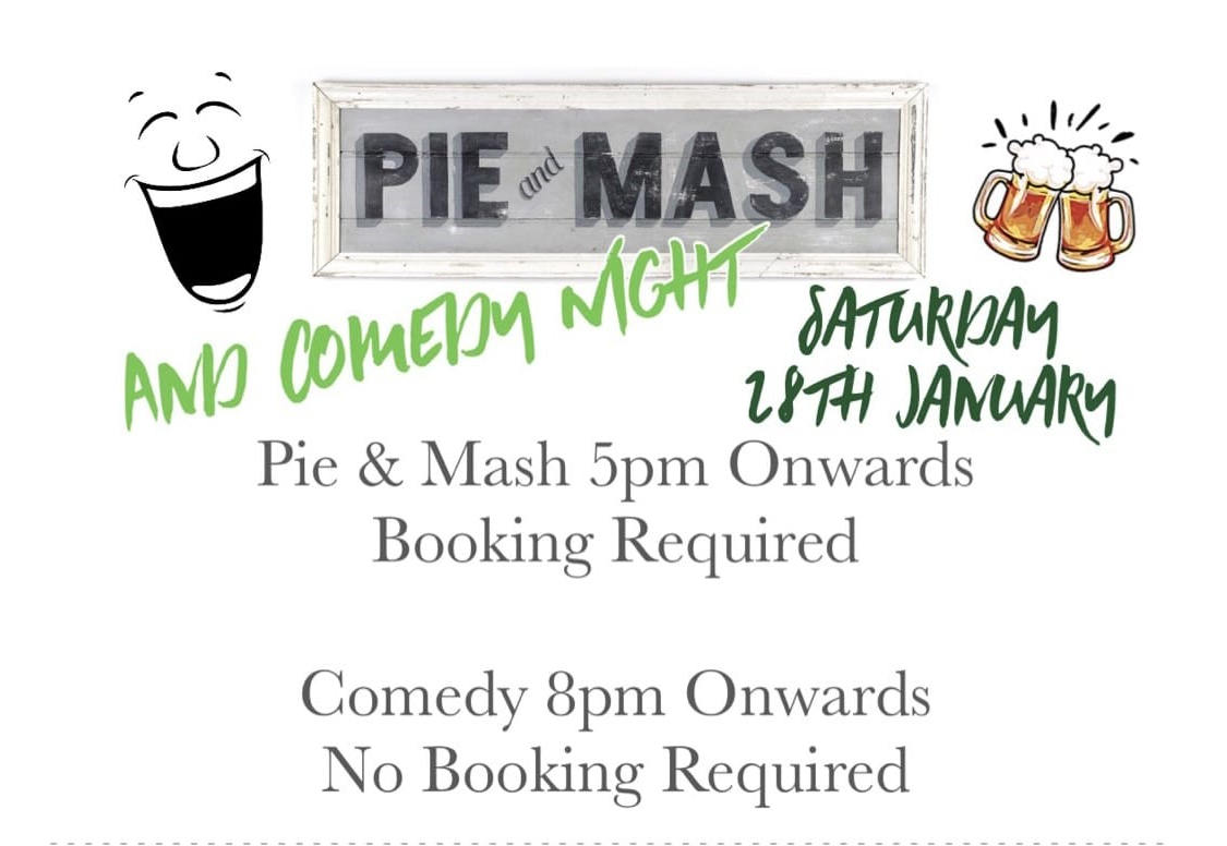 Pie And Mash 2023_cropped Pie and Mash Comedy Night