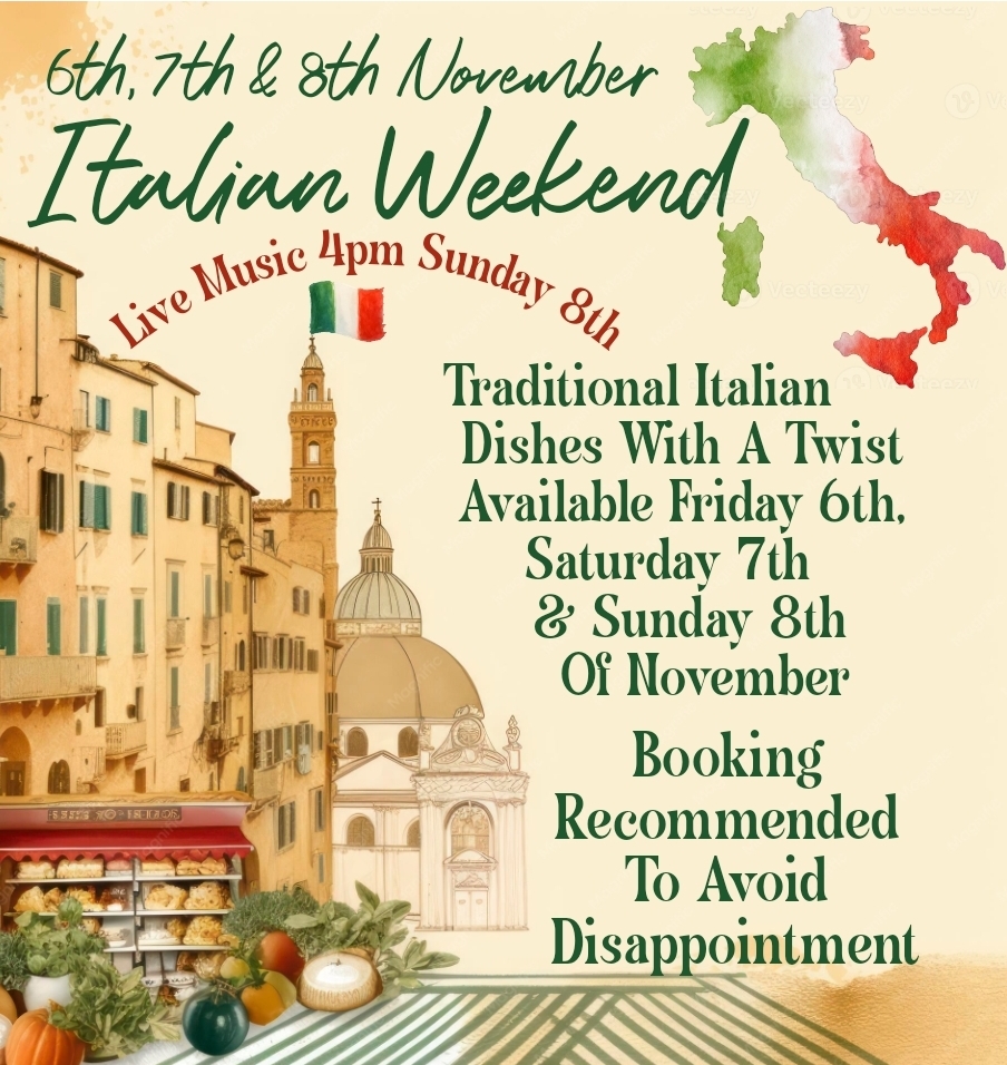 Italian Weekend at the Live and Let Live.